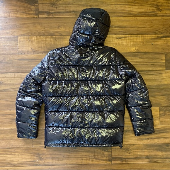 X Calvin Klein Men's Snap Front Puffer Jacket, Black, Sz M - Picture 3 of 7